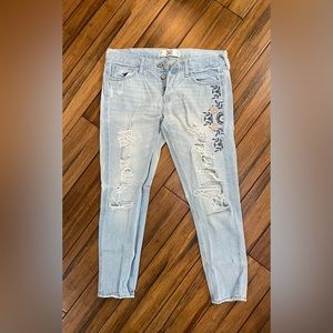 Hollister distressed jeans